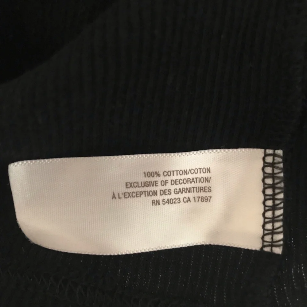 Old Navy Black Ribbed “Silky Leaves” Collar Tank Top Size Small Vintage Sz L EUC